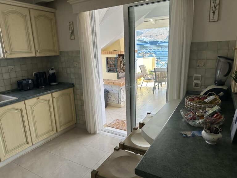 Balcony doors from Kitchen